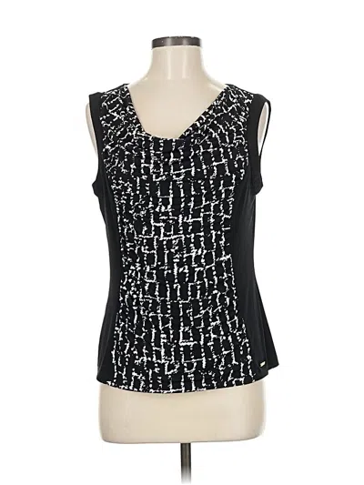Pre-owned Calvin Klein Sleeveless Blouse In Black