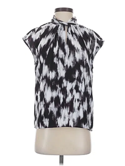 Pre-owned Calvin Klein Sleeveless Blouse In Black