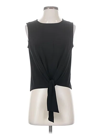 Pre-owned Calvin Klein Sleeveless Blouse In Black