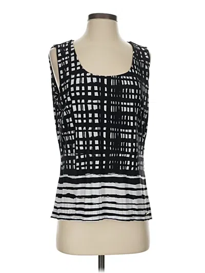 Pre-owned Calvin Klein Sleeveless Blouse In Black