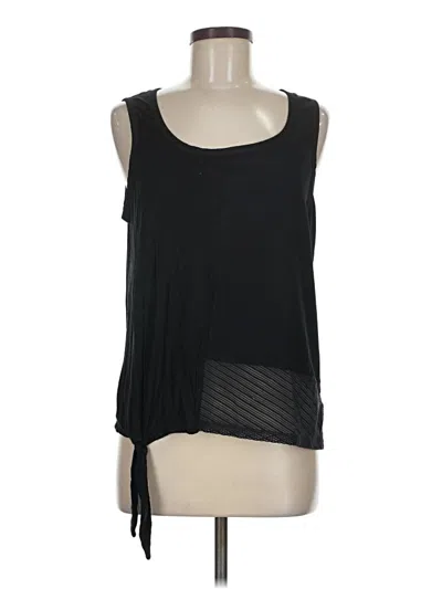 Pre-owned Calvin Klein Sleeveless Blouse In Black
