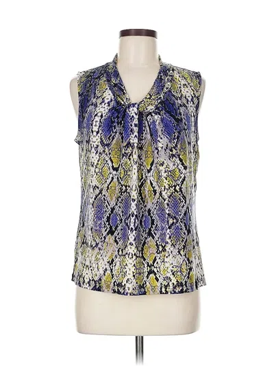 Pre-owned Calvin Klein Sleeveless Blouse In Blue