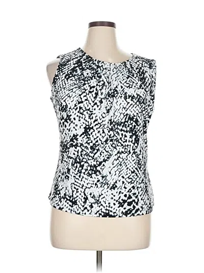 Pre-owned Calvin Klein Sleeveless Blouse In Blue