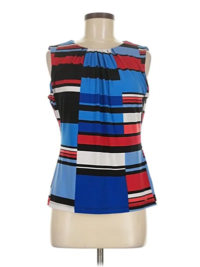 Pre-owned Calvin Klein Sleeveless Blouse In Blue