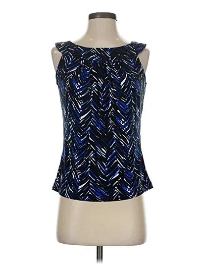 Pre-owned Calvin Klein Sleeveless Blouse In Blue