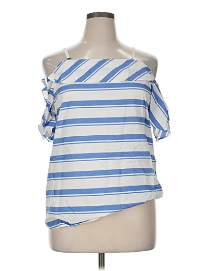 Pre-owned Calvin Klein Sleeveless Blouse In Blue