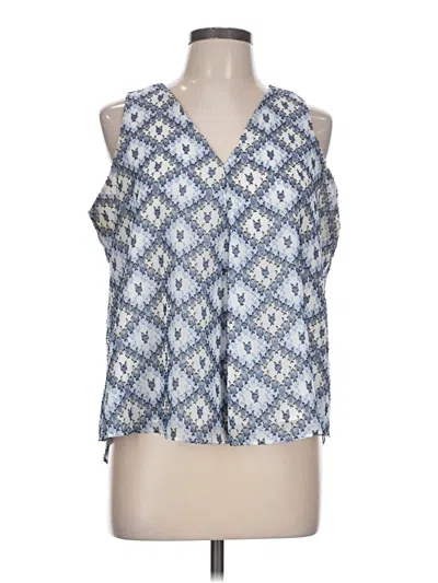 Pre-owned Calvin Klein Sleeveless Blouse In Blue