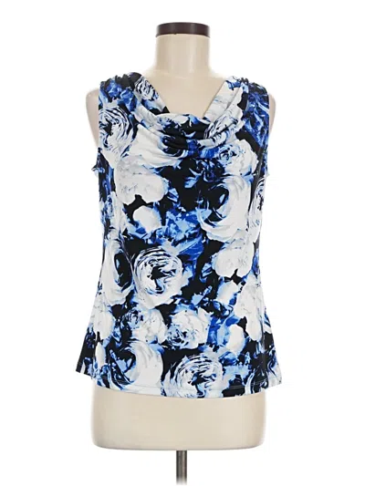 Pre-owned Calvin Klein Sleeveless Blouse In Blue