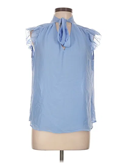 Pre-owned Calvin Klein Sleeveless Blouse In Blue