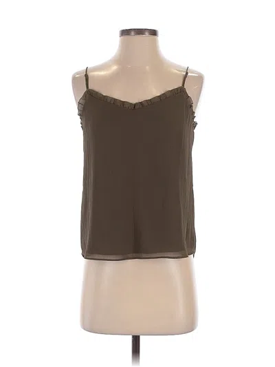 Pre-owned Calvin Klein Sleeveless Blouse In Brown