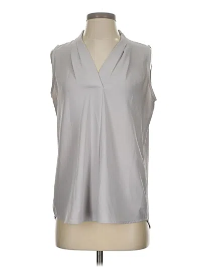 Pre-owned Calvin Klein Sleeveless Blouse In Gray