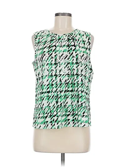Pre-owned Calvin Klein Sleeveless Blouse In Green