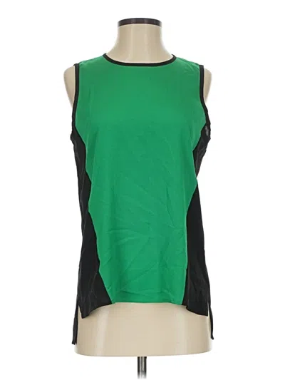 Calvin Klein Sleeveless Blouse In Green