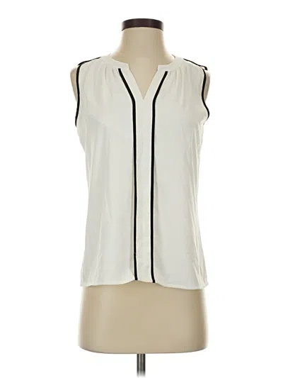 Calvin Klein Sleeveless Blouse In Gold