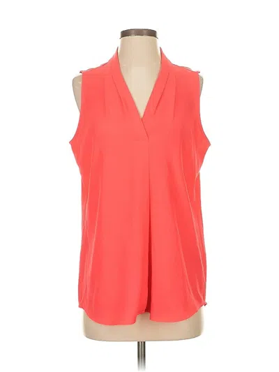 Pre-owned Calvin Klein Sleeveless Blouse In Orange