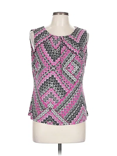 Pre-owned Calvin Klein Sleeveless Blouse In Pink