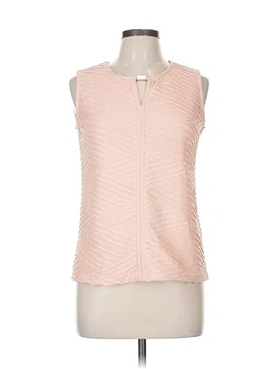 Pre-owned Calvin Klein Sleeveless Blouse In Pink