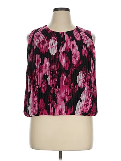 Pre-owned Calvin Klein Sleeveless Blouse In Pink