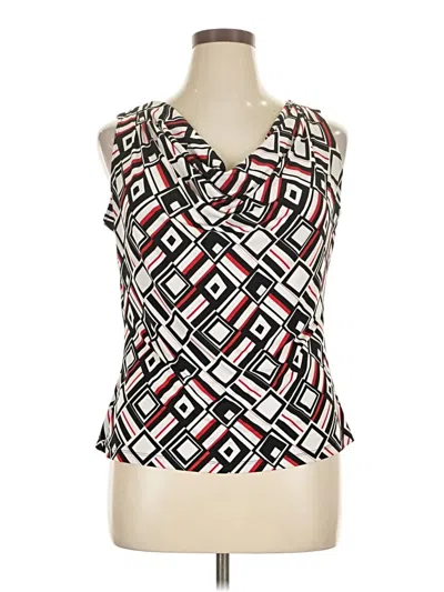 Pre-owned Calvin Klein Sleeveless Blouse In Red