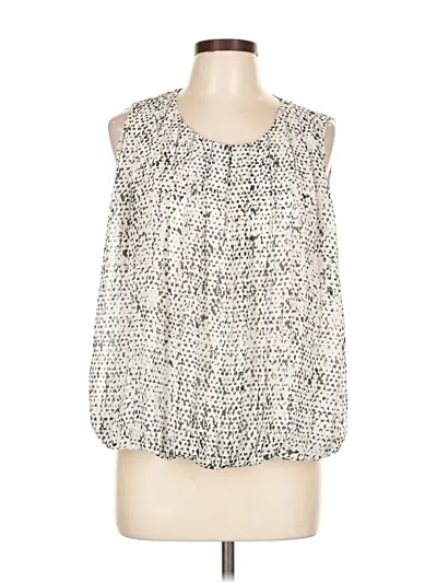 Pre-owned Calvin Klein Sleeveless Blouse In Silver