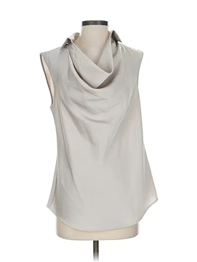 Pre-owned Calvin Klein Sleeveless Blouse In Silver