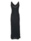 Calvin Klein Sleeveless Midi Dress In Black