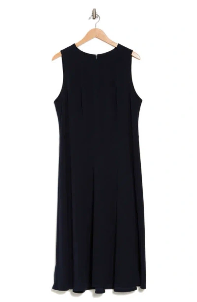 Calvin Klein Sleeveless Midi Dress In Indigo