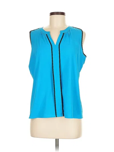 Pre-owned Calvin Klein Sleeveless T-shirt In Blue