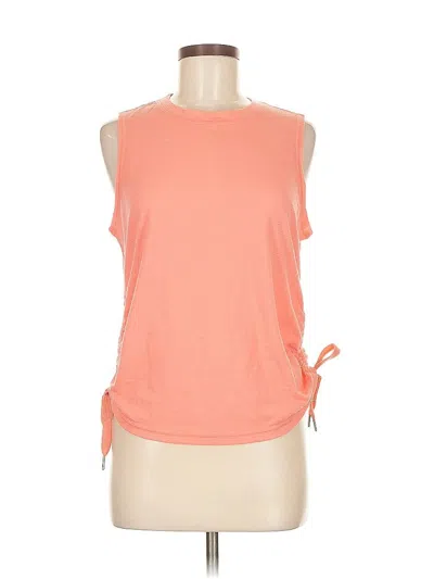 Pre-owned Calvin Klein Sleeveless T-shirt In Orange