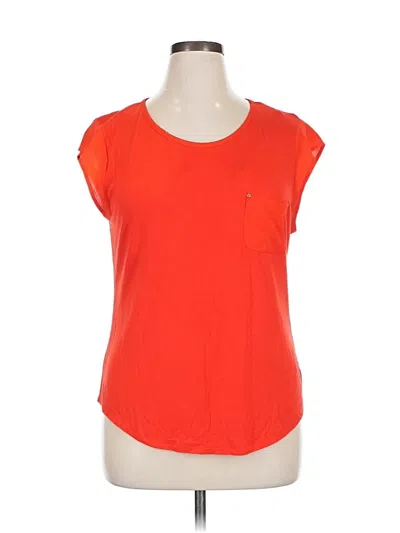Pre-owned Calvin Klein Sleeveless T-shirt In Orange
