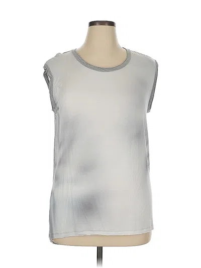 Pre-owned Calvin Klein Sleeveless T-shirt In Silver