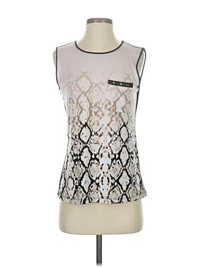 Pre-owned Calvin Klein Sleeveless T-shirt In Silver