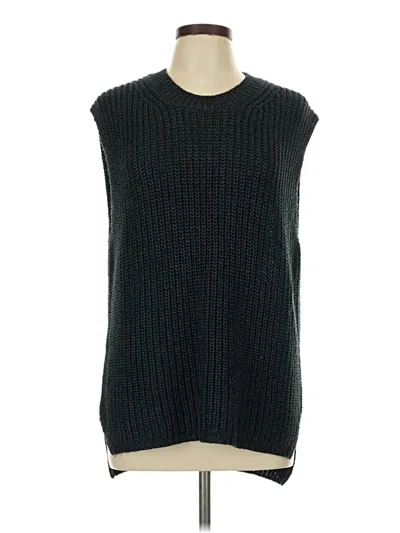 Calvin Klein Sleeveless Top Black Crew Neck Tops