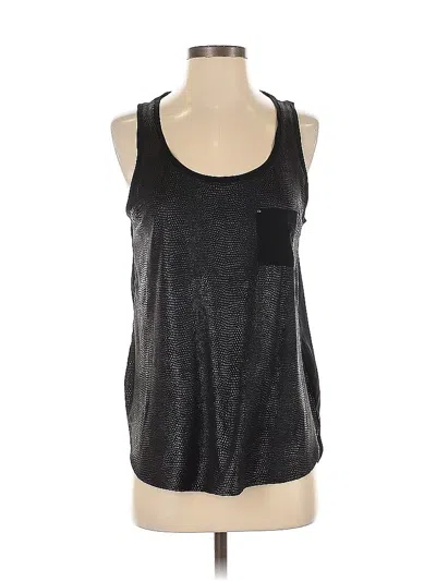 Pre-owned Calvin Klein Sleeveless Top Black Scoop Neck Tops