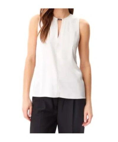 Calvin Klein Sleeveless Tops In White