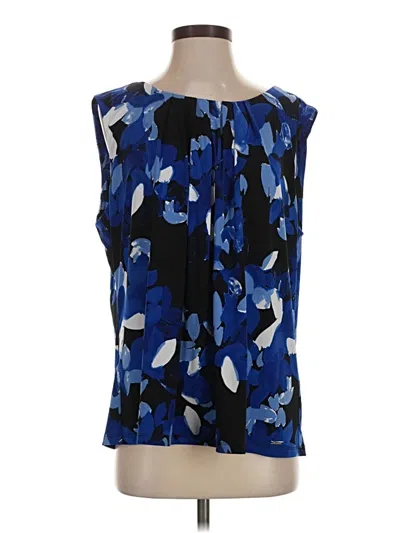 Pre-owned Calvin Klein Sleeveless T-shirt In Blue