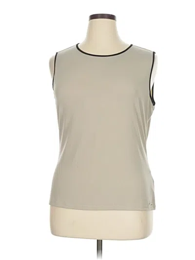 Pre-owned Calvin Klein Sleeveless T-shirt In Gray