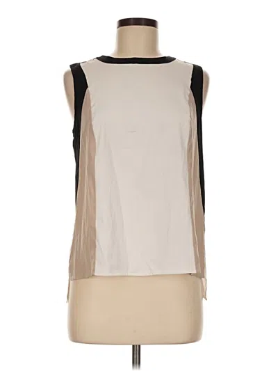 Pre-owned Calvin Klein Sleeveless T-shirt In Ivory