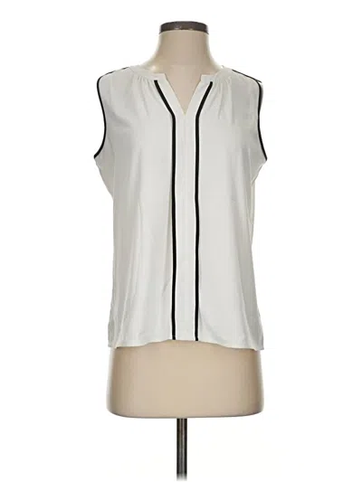 Pre-owned Calvin Klein Sleeveless T-shirt In Ivory
