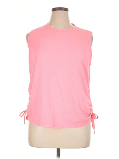 Pre-owned Calvin Klein Sleeveless T-shirt In Pink