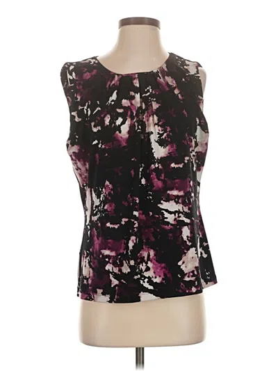 Pre-owned Calvin Klein Sleeveless T-shirt In Purple