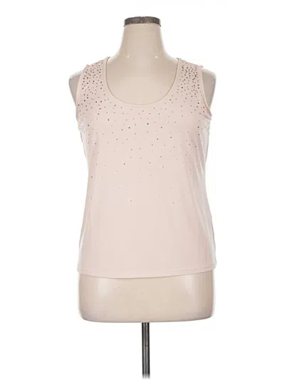 Pre-owned Calvin Klein Sleeveless T-shirt In Tan