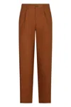 Calvin Klein Slim Fit Chino Trousers In Brown