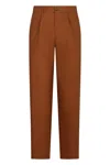 Calvin Klein Slim Fit Chino Trousers In Brown