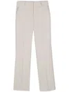 Calvin Klein Slim-fit Cotton Trousers In Neutrals