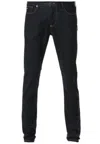 Calvin Klein Slim Fit Pants Rinse Blue In Nero