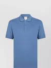 Calvin Klein Slim Fit Polo Collar Short Sleeves In Blue