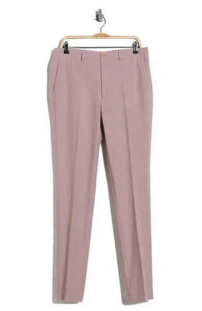 Calvin Klein Slim Fit Stretch Suit Pants In Purple