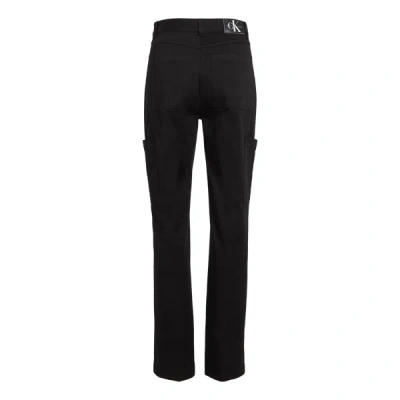 Calvin Klein Slim-fit Trousers In Black