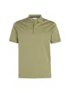 Calvin Klein Slim Polo Shirt In Delta Green